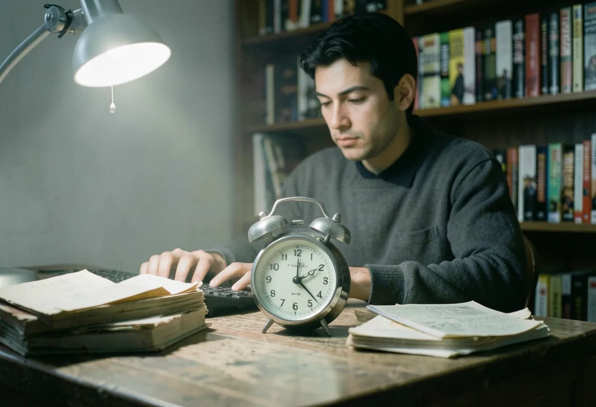 A person at a desk with a BDO Boss Timer, regional spawn times explained.