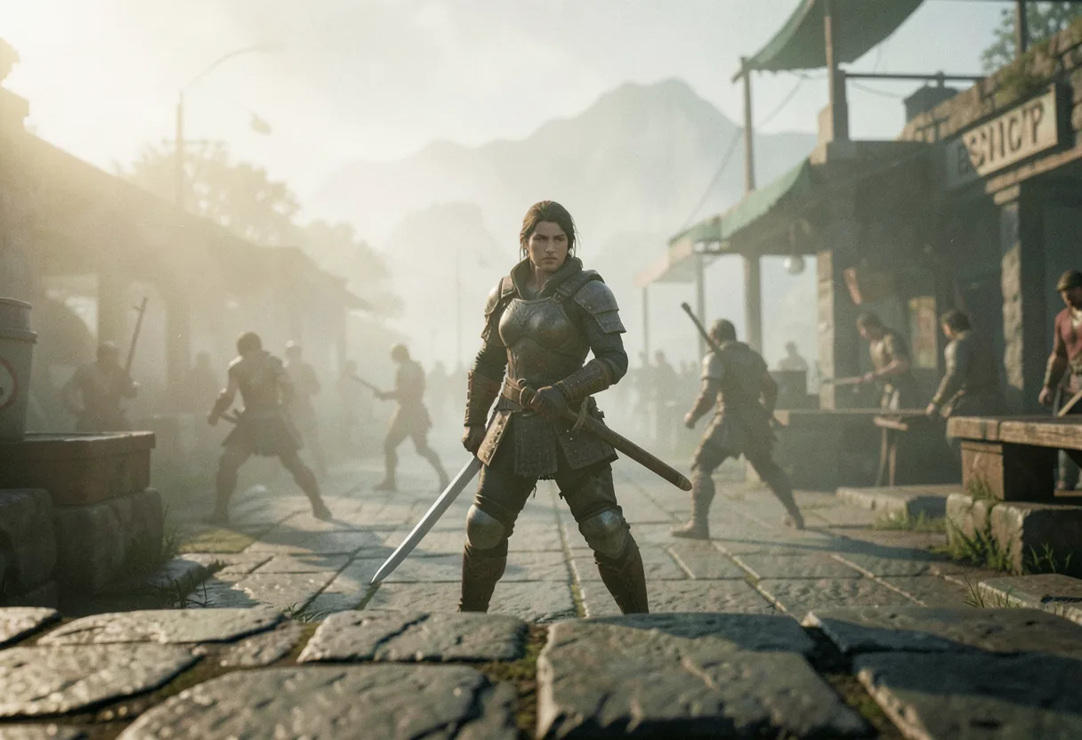 Player grinding in Black Desert Online, surrounded by fae creatures, leveling route.